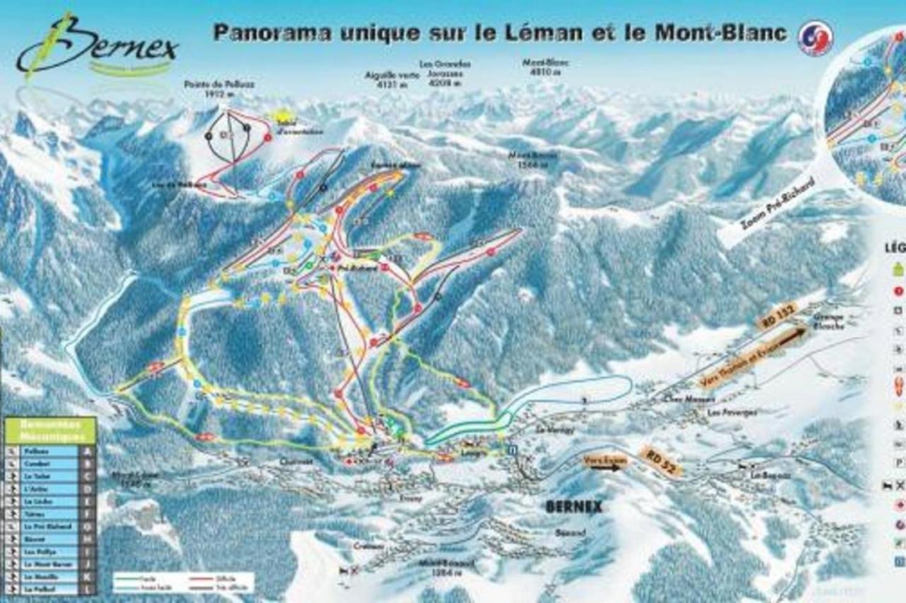 Le 67,Ski Et Randonnee,Lave Linge,Seche Linge,Parking Bernex Exterior photo